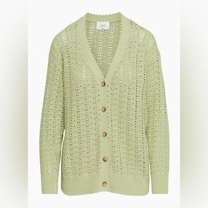 ARITZIA WILFRED REVERENCE CARDIGAN IN PASTEL SAGE GREEN 🍀